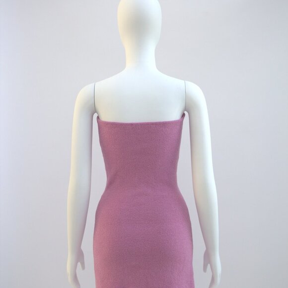 NANUSHKA PINK MINI KNITTED DRESS - Picture 4 of 4